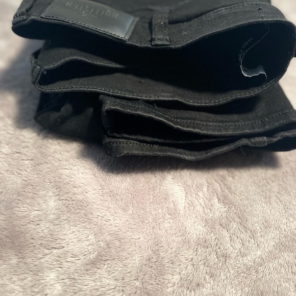 Black Hollister skinny jeans. Size 36 . (W/ rips) - Picture 3 of 7